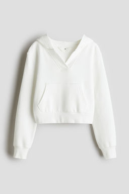 Sudadera en V con capucha