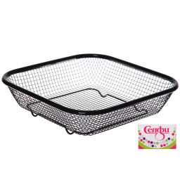 Цена за 2 шт. Фруктовница "Black" 24*24см