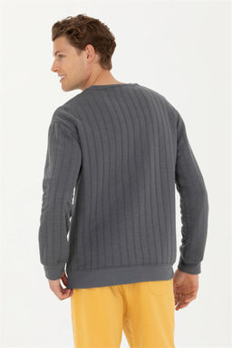 Мужской свитшот антрацитового цвета - U.s. polo assn фото 12