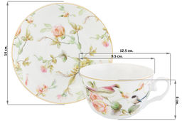 Чайн. пара 2 пр. 250 мл 12,5*9,5*6 см Певчие птички - Elan gallery фото 2