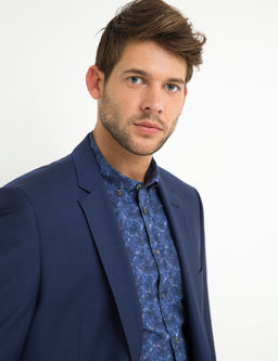 Узкая куртка цвета индиго - Cacharel фото 3