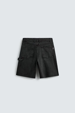 BERMUDA RELAXED FIT BOLSILLO CARPINTERO / Gris oscuro - Zara фото 8