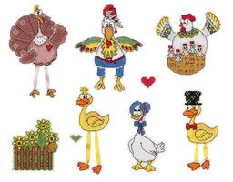 Набор для вышивания PANNA IG-1849 Птичий двор 20 х 27 см