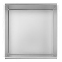 Форма для выпечки алюминиевая "Мастер" 15,2х15,2х7см, s1мм, съемное дно, загнутый край, в коробке (Китай)