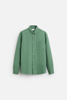 COTTON - LINEN SHIRT - Zara фото 30