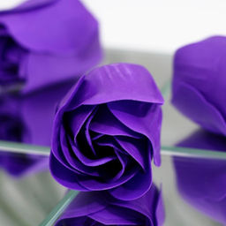 Мыльные розочки, фиолетовые, набор 9 шт. - SB BEAUTY фото 3