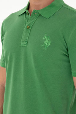 Мужская зеленая базовая футболка Неожиданная скидка в корзине - U.s. polo assn фото 7