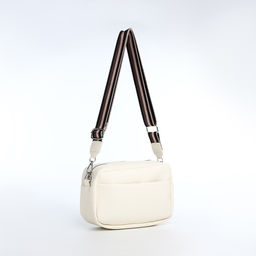 Сумка женская на молнии, белая