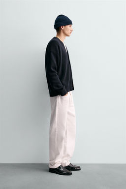 REGULAR FIT COTTON CARDIGAN - Zara фото 4