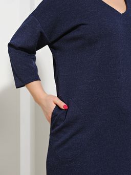 Платье 0050-3 темно-синий