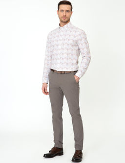 Kahverengi Slim Fit Kanvas Pantolon - Cacharel фото 3