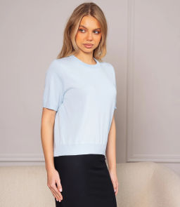 Футболка #ОКТ185001, голубой - Dommod фото 2