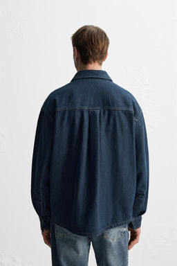DENIM OVERSHIRT - Zara фото 5