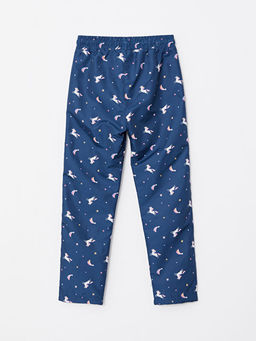 Beli Lastikli Desenli Polar Astarl? K?z ?ocuk Pantolon - Waikiki фото 2