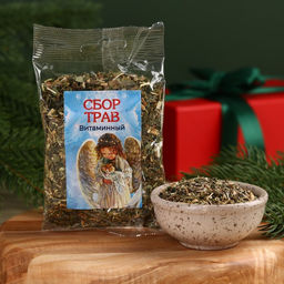 Подарочный набор Ангел: сбор трав 20 г., безалкогольный бальзам 100 мл., варенье из сосновых шишек 20 г. - Доброе здоровье фото 2