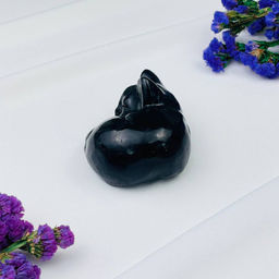 Фигурка Кошка из черного Обсидиана