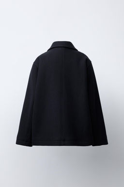 CROPPED WOOL BLEND JACKET