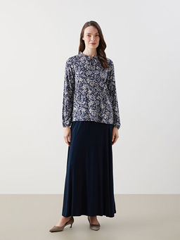 Ba?lamal? Yaka ?i?ekli Bluz