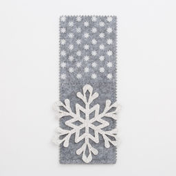 Набор конвертов для столовых приборов Доляна Снежинка - 4 шт.  фото 2