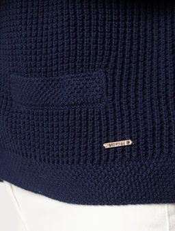 VILATTE / Жакет фактурной вязки из хлопка в стиле Шанель  фото 4