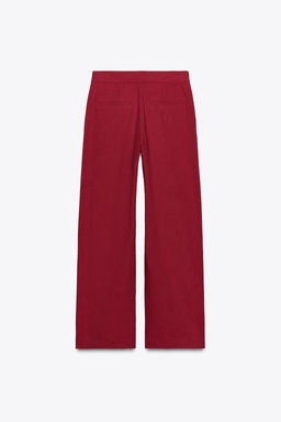 HIGH-WAIST STRAIGHT-LEG TROUSERS - Zara фото 7