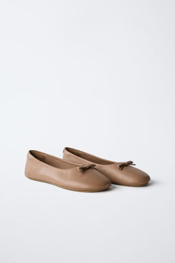 LEATHER BALLERINAS LIMITED EDITION - Zara фото 2