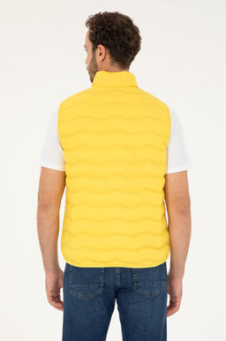 Мужской желтый жилет - U.s. polo assn фото 5