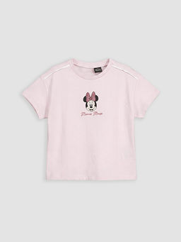 Minnie Mouse Bask?l? K?z ?ocuk Ti??rt