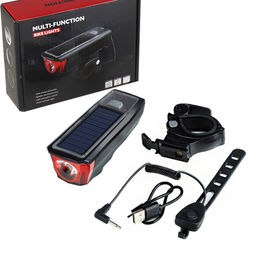 Фонарь передний COMIRON SUNPOWER корпус: ABS, IPX4; свет: T6, 350lm аккум: 2000 mAh USB сигнал 120Дб POWER BANK полная зарядка от солнца /уп 9/80/ - ГалеонТрейд фото 9