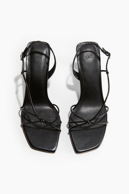 Sandalias de tacon con tiras - H&m фото 3