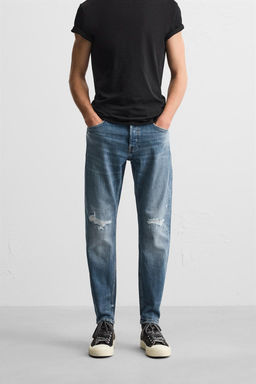 RIPPED SKINNY FIT JEANS - Zara фото 12