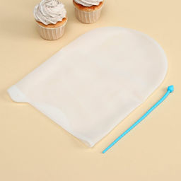 Мешок для замешивания теста Доляна Бронк, 35?22 см, белый  фото 6