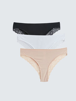 Dantel Detayl? Brazilian K?lot 3l? Paket