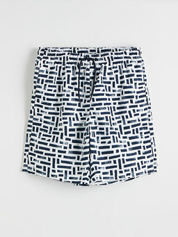 Diz Hizas? Boy Desenli Erkek Deniz ?ortu