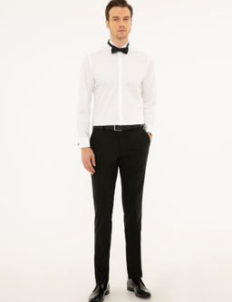 Beyaz Slim Fit Smokin G_mlek