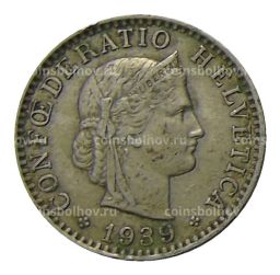 20 раппенов 1939 года Швейцария