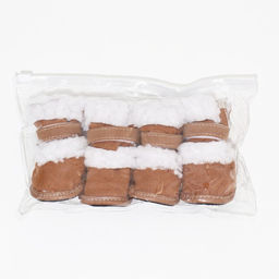 Ботинки Унты, набор 4 шт, размер 2 (подошва 5 х 3,8 см), коричневые - Simaland фото 5