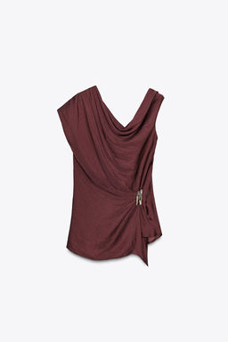 ASYMMETRIC HARDWARE TOP - Zara фото 12