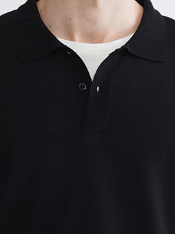 Polo Yaka Erkek Triko Kazak