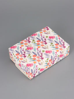 Цена за 5 шт. Подарочная коробка сборная с окном «Розовые цветы», 16.5×11, 5×5 см