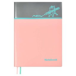 Записная книжка, А6+, арт. 52522/ 20 КОТ (135x188 мм, 96 л., мягкий переплёт, ниткошвейный, шелкогра