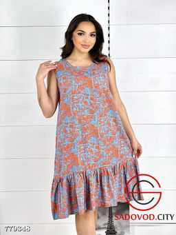 Летний свободный сарафан