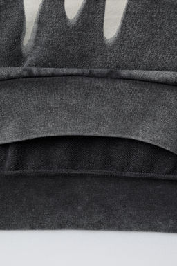 DOUBLE SLEEVE PRINT HOODIE - Zara фото 4