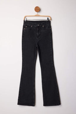 TRENDYOLMILLA Ac?k Mavi Normal Bel Flare Jeans TWOAW25JE00096  фото 6