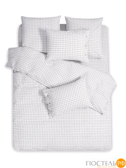 КПБ PRIME PRIVE ВАЛЬБО бел/черн (клетка)  фото 6