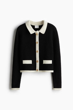 Cardigan en punto con textura - H&m фото 7