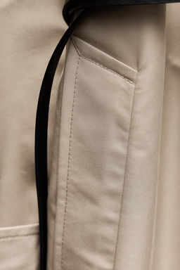 ZW COLLECTION WATER-REPELLENT OVERSIZE TRENCH COAT - Zara фото 15