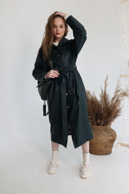 Плащ AMORI 2137 изумрудный