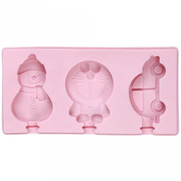 Форма силиконовая для замораживания фруктового льда/мороженого "Ассорти-3" 18х9х2см, цвета микс (Китай)