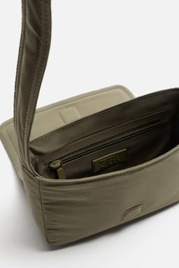 NYLON CROSSBODY BAG WITH FLAP - Zara фото 12